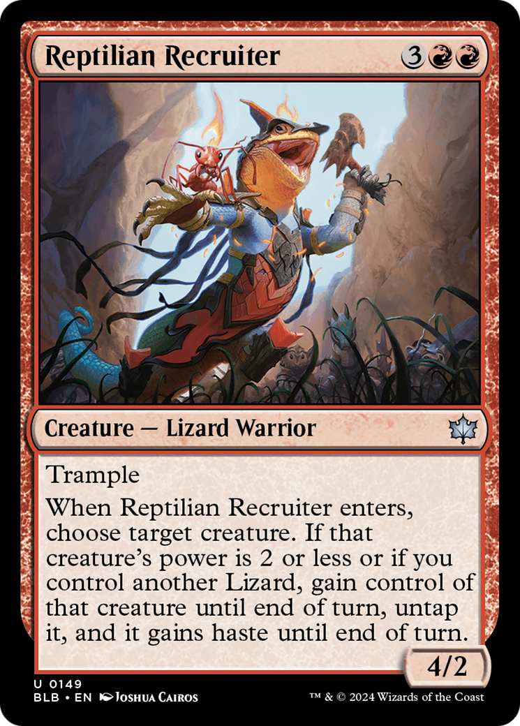 Reptilian Recruiter [Bloomburrow] | Tables and Towers