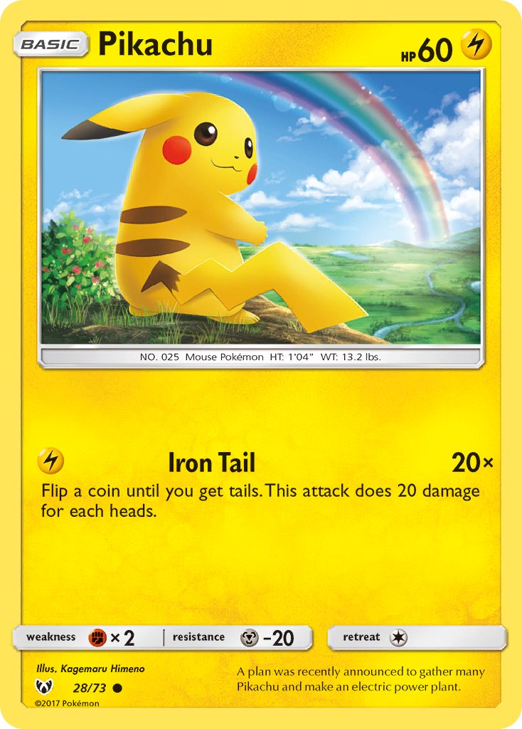 Pikachu (28/73) (Water Web Holo) [Miscellaneous Cards] | Tables and Towers