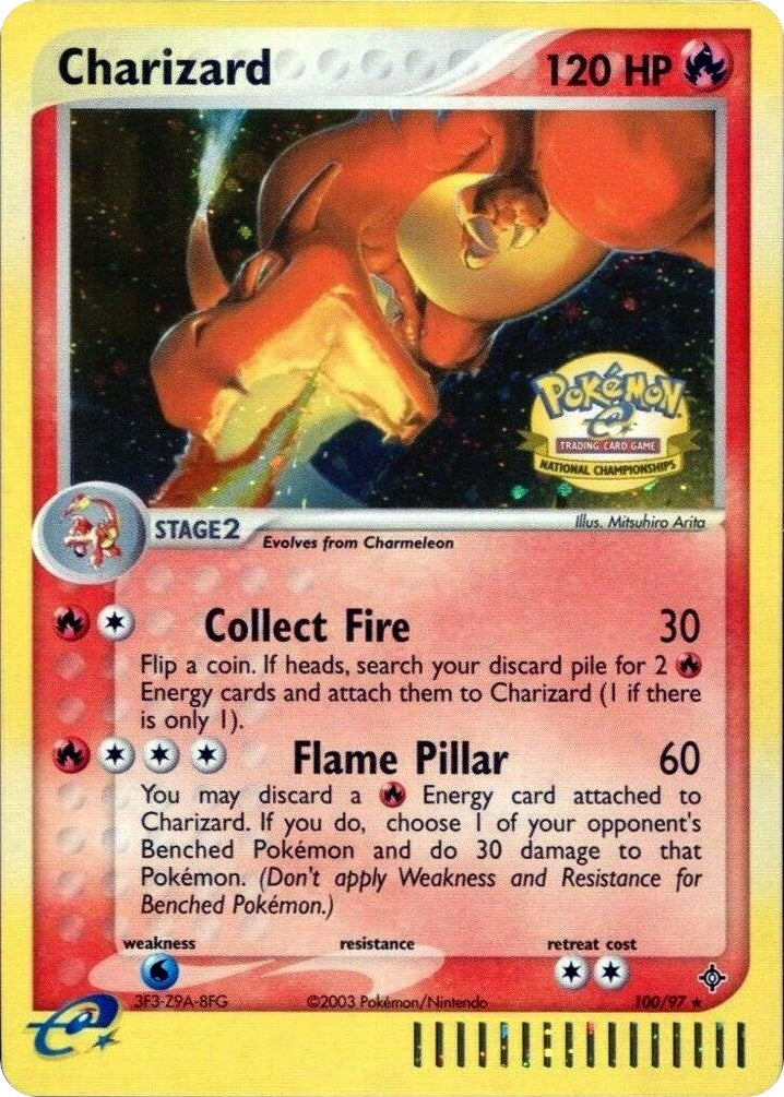 Charizard (100/097) (National Championships) [League & Championship Cards] | Tables and Towers