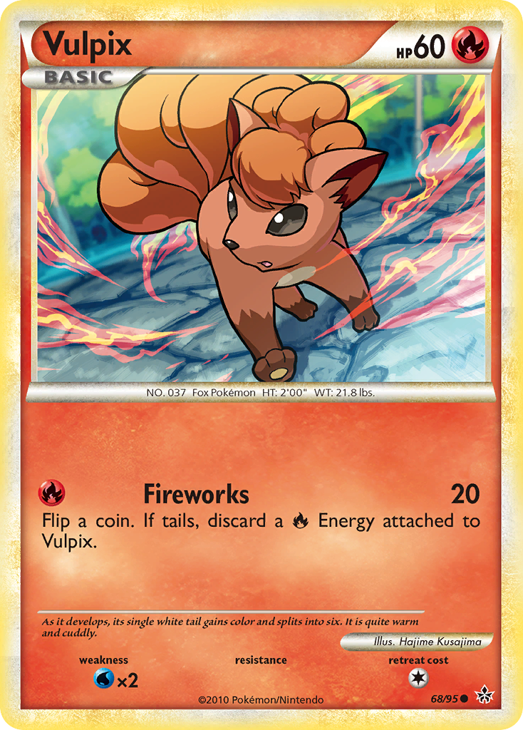 Vulpix (68/95) [HeartGold & SoulSilver: Unleashed] | Tables and Towers