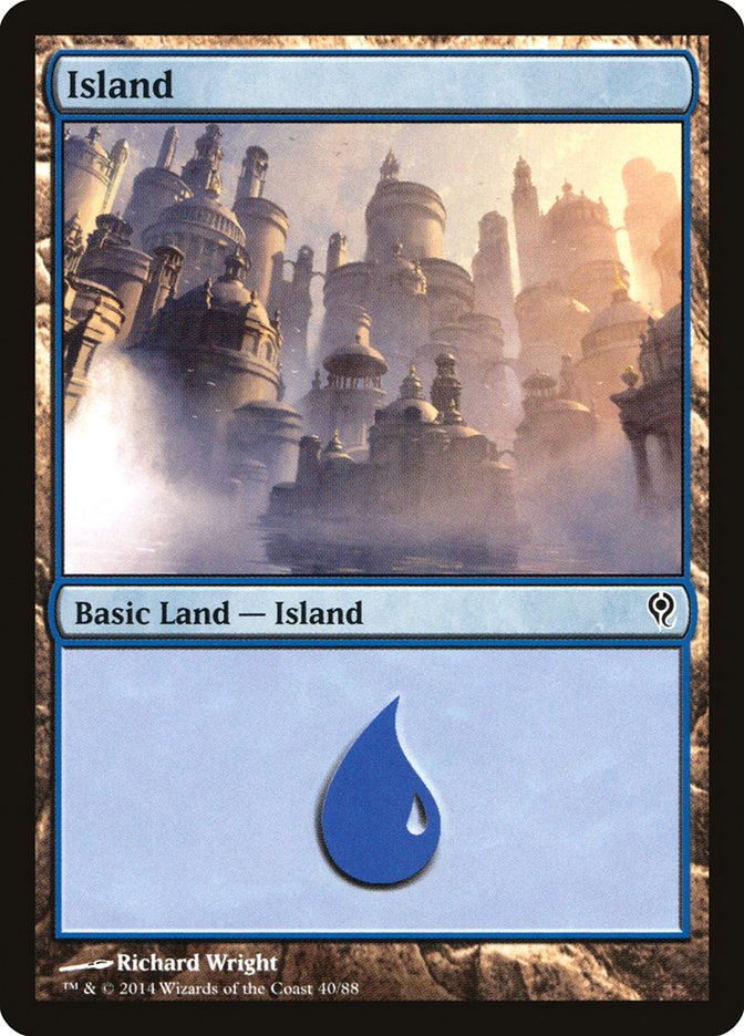 Island (40) [Duel Decks: Jace vs. Vraska] | Tables and Towers