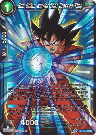 Son Goku, Warrior That Crossed Time (BT10-038) [Rise of the Unison Warrior 2nd Edition] | Tables and Towers