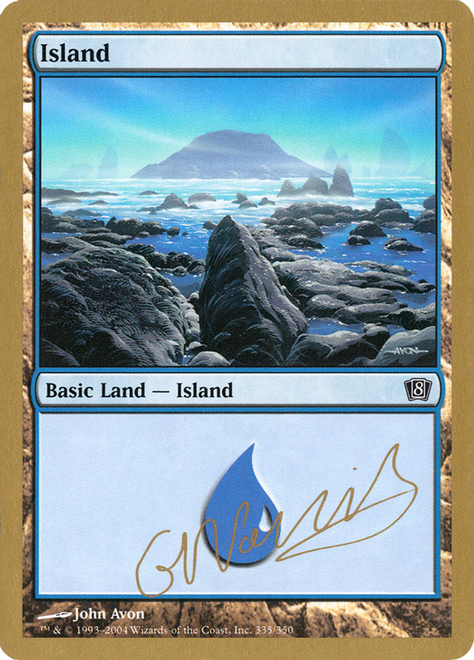 Island (gn335) (Gabriel Nassif) [World Championship Decks 2004] | Tables and Towers