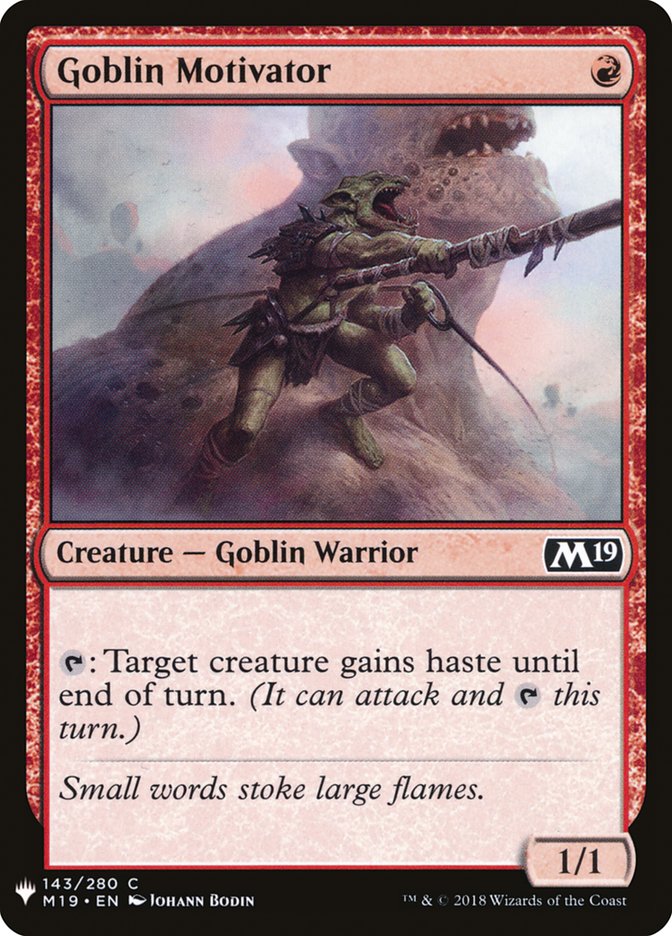 Goblin Motivator [Mystery Booster] | Tables and Towers