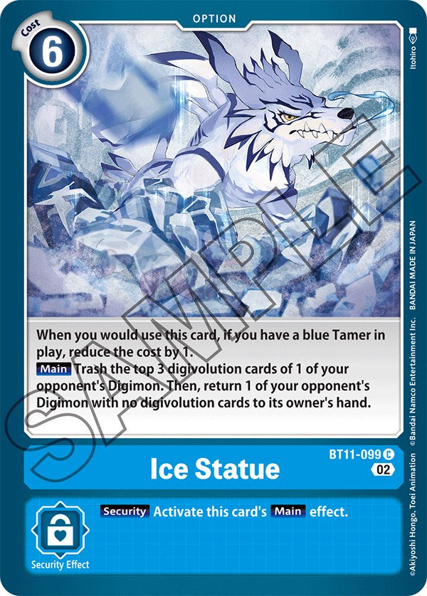 Ice Statue [BT11-099] [Dimensional Phase] | Tables and Towers