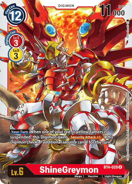 ShineGreymon [BT4-020] [Great Legend] | Tables and Towers