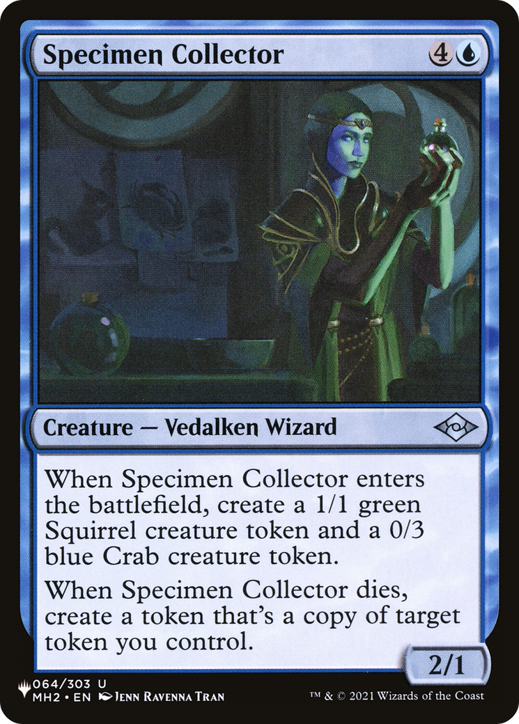 Specimen Collector [The List Reprints] | Tables and Towers