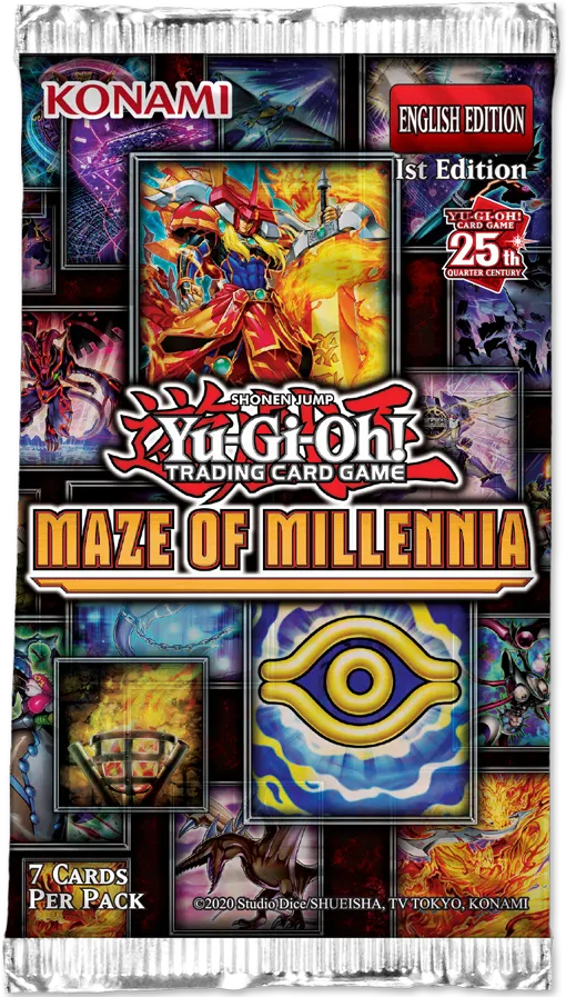 Yugioh: Maze of Millenia booster pack | Tables and Towers