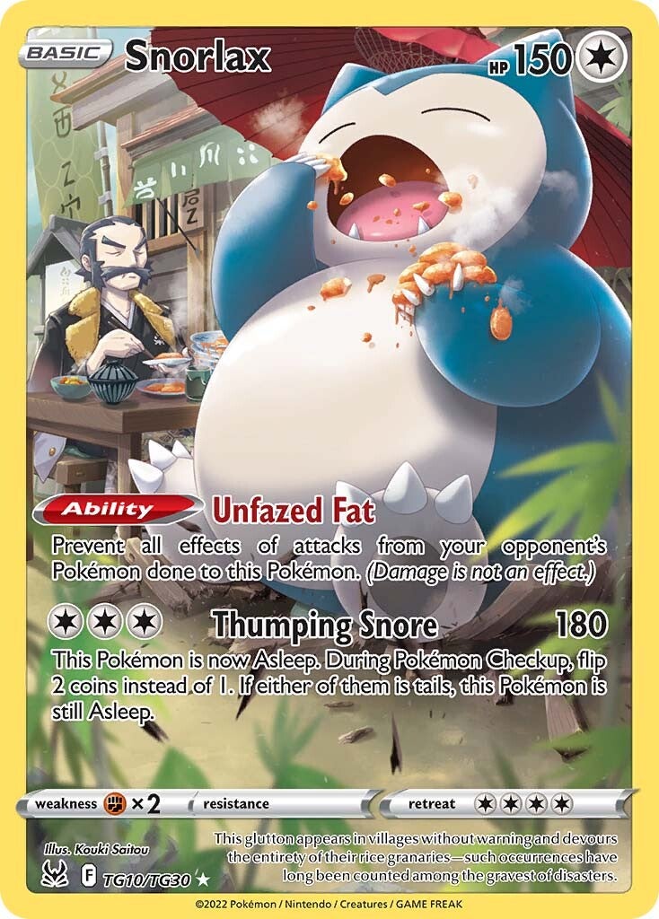 Snorlax (TG10/TG30) [Sword & Shield: Lost Origin] | Tables and Towers