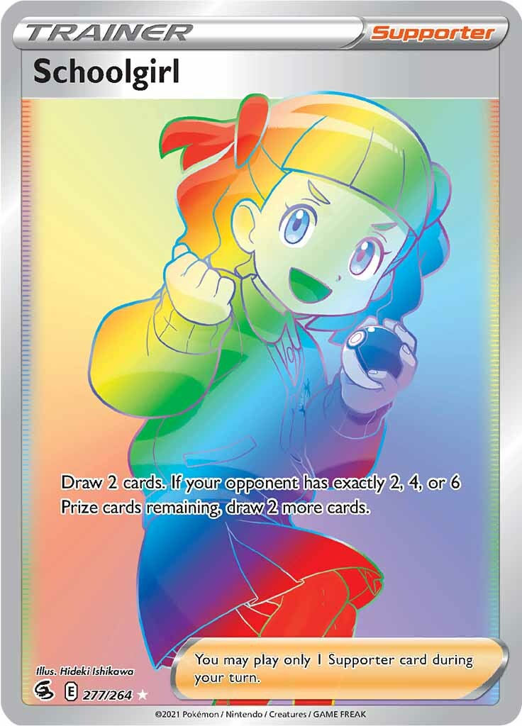 Schoolgirl (277/264) [Sword & Shield: Fusion Strike] | Tables and Towers