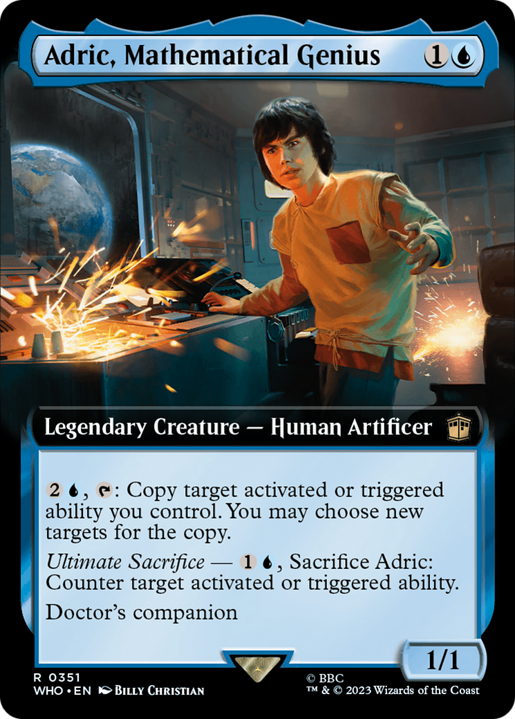 Adric, Mathematical Genius (Extended Art) [Doctor Who] | Tables and Towers