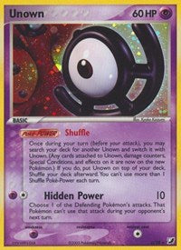 Unown (U) (U/28) [EX: Unseen Forces] | Tables and Towers