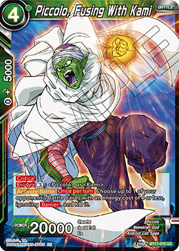 Piccolo, Fusing With Kami (BT17-076) [Ultimate Squad] | Tables and Towers