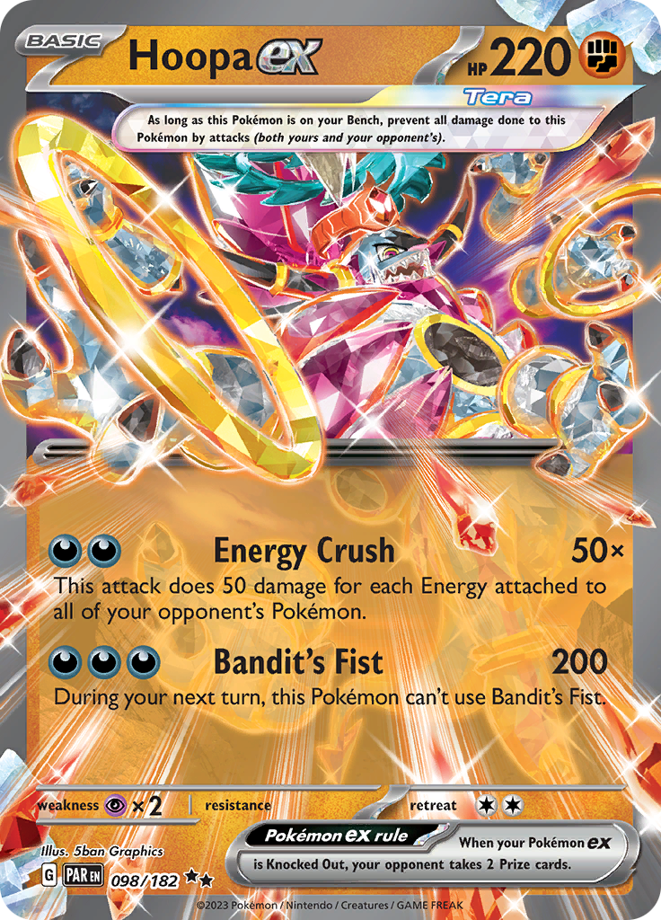 Hoopa ex (098/182) [Scarlet & Violet: Paradox Rift] | Tables and Towers