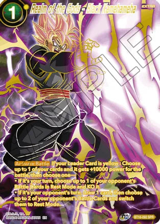 Realm of the Gods - Black Kamehameha (SPR) (BT16-092) [Realm of the Gods] | Tables and Towers