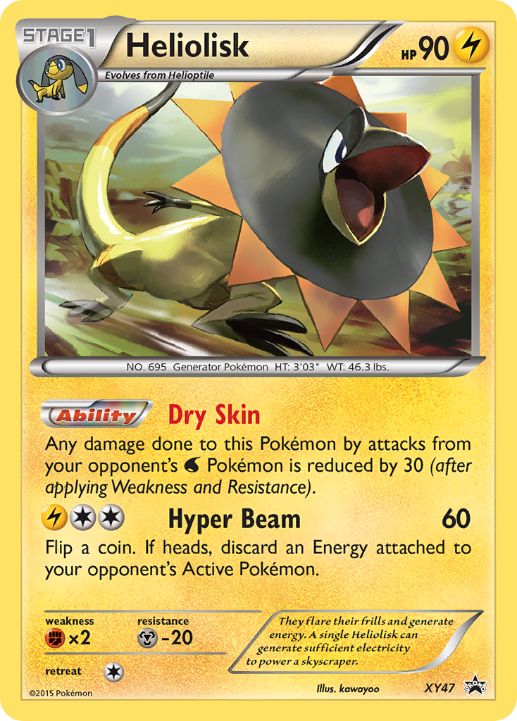 Heliolisk (XY47) [XY: Black Star Promos] | Tables and Towers