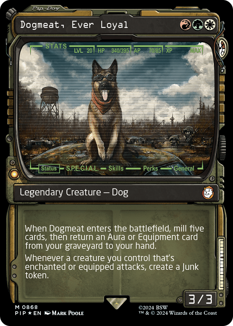 Dogmeat, Ever Loyal (Showcase) (Surge Foil) [Fallout] | Tables and Towers