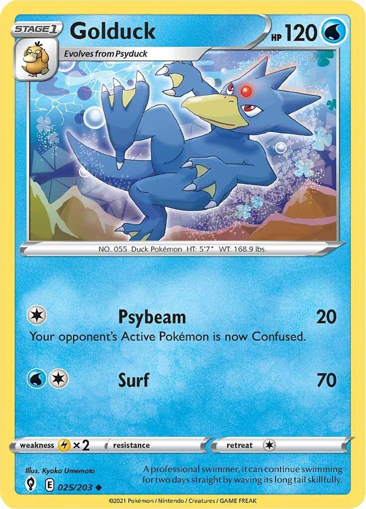 Golduck (025/203) [Sword & Shield: Evolving Skies] | Tables and Towers