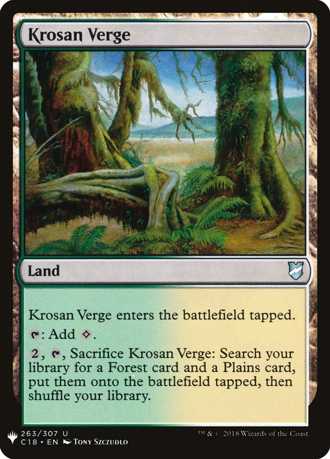 Krosan Verge [Mystery Booster] | Tables and Towers