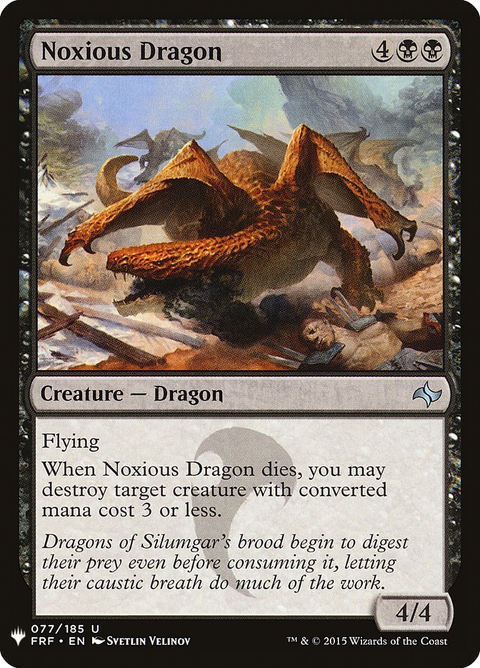 Noxious Dragon [Mystery Booster] | Tables and Towers