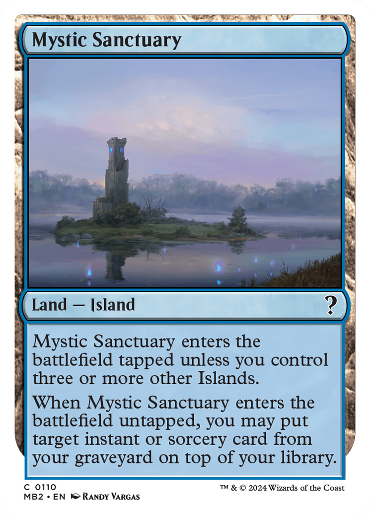 Mystic Sanctuary (White Border) [Mystery Booster 2] | Tables and Towers