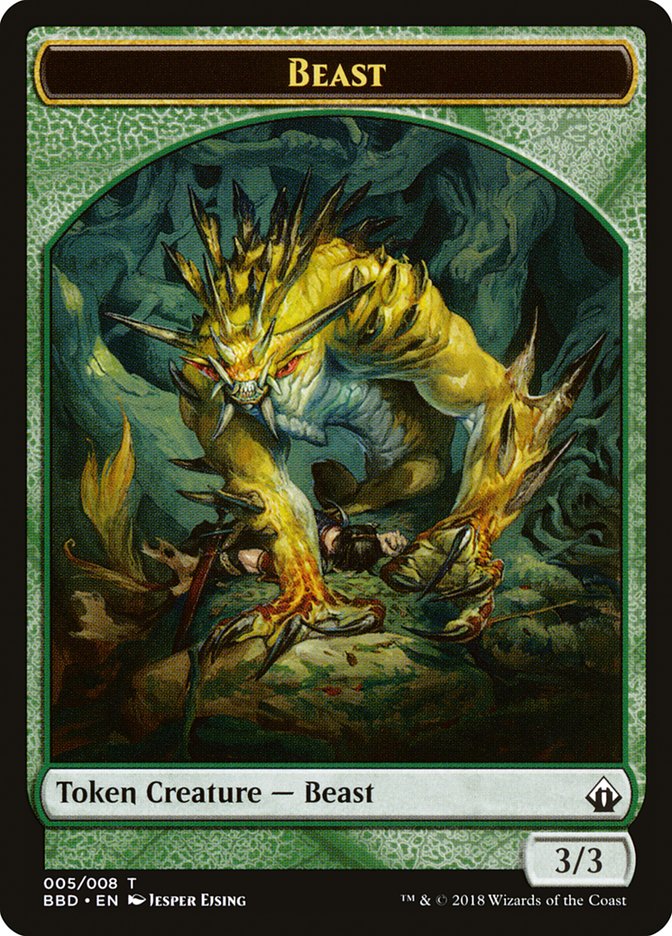 Beast Token [Battlebond Tokens] | Tables and Towers