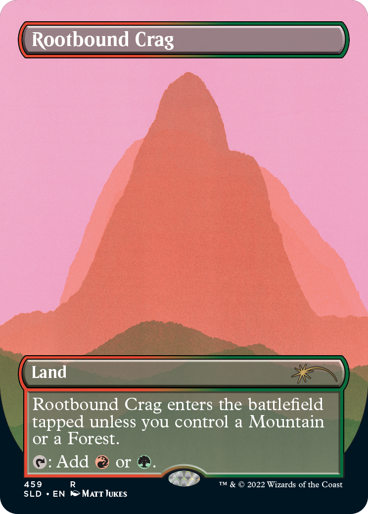 Rootbound Crag (Borderless) [Secret Lair Drop Series] | Tables and Towers