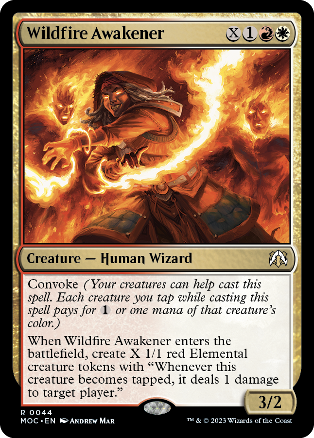 Wildfire Awakener [March of the Machine Commander] | Tables and Towers