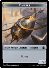 Aetherborn // Thopter Double-Sided Token [Modern Horizons 3 Commander Tokens] | Tables and Towers