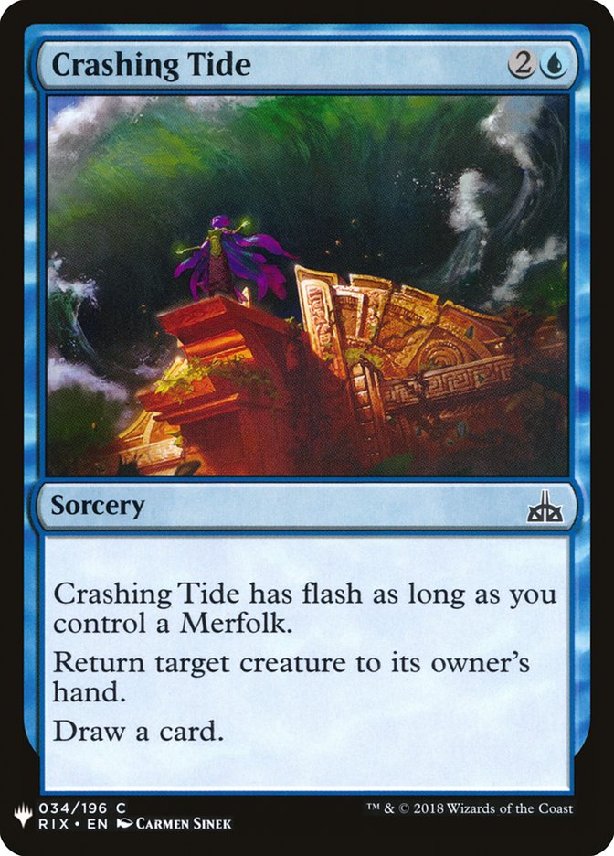 Crashing Tide [Mystery Booster] | Tables and Towers