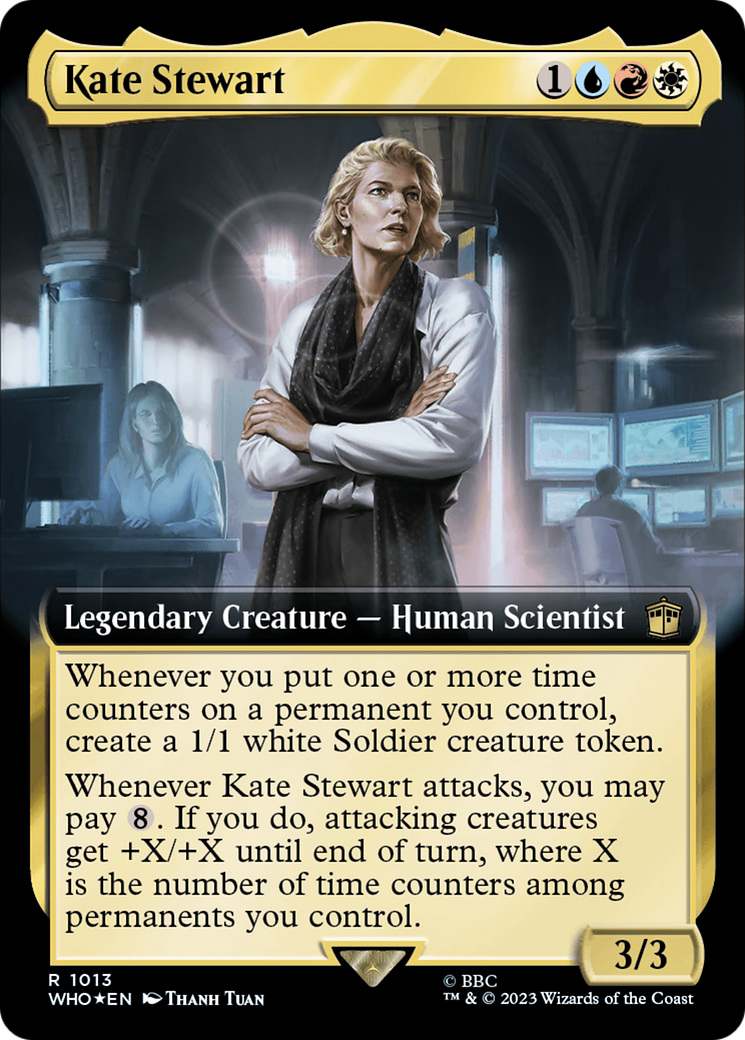 Kate Stewart (Extended Art) (Surge Foil) [Doctor Who] | Tables and Towers