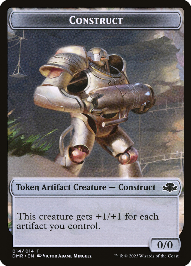 Construct Token [Dominaria Remastered Tokens] | Tables and Towers