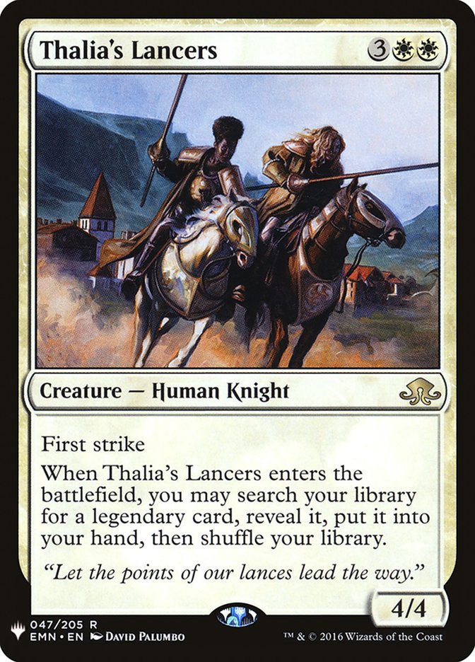 Thalia's Lancers [The List] | Tables and Towers