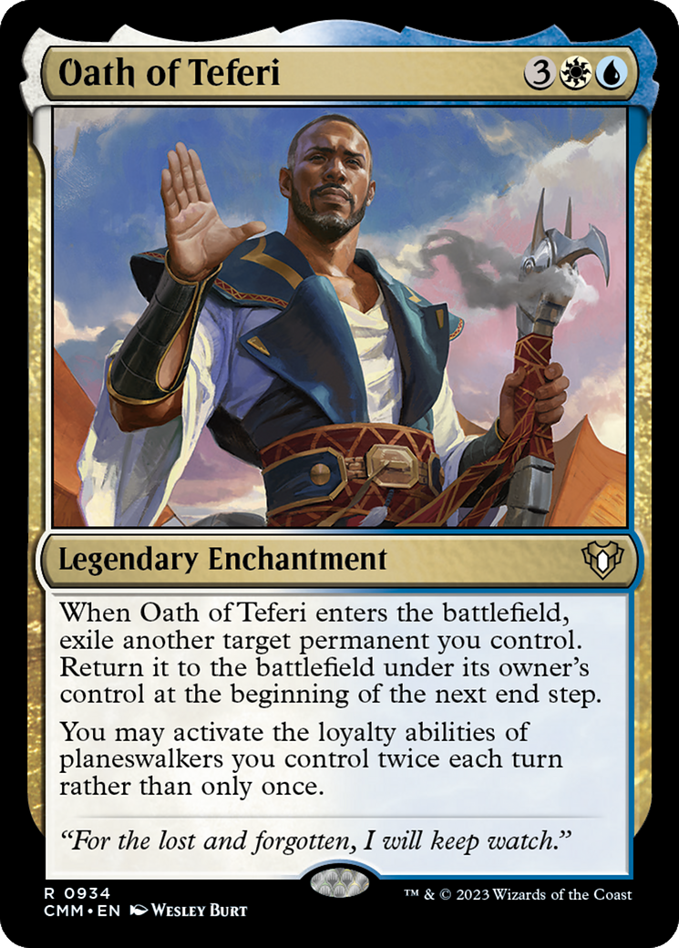 Oath of Teferi [Commander Masters] | Tables and Towers