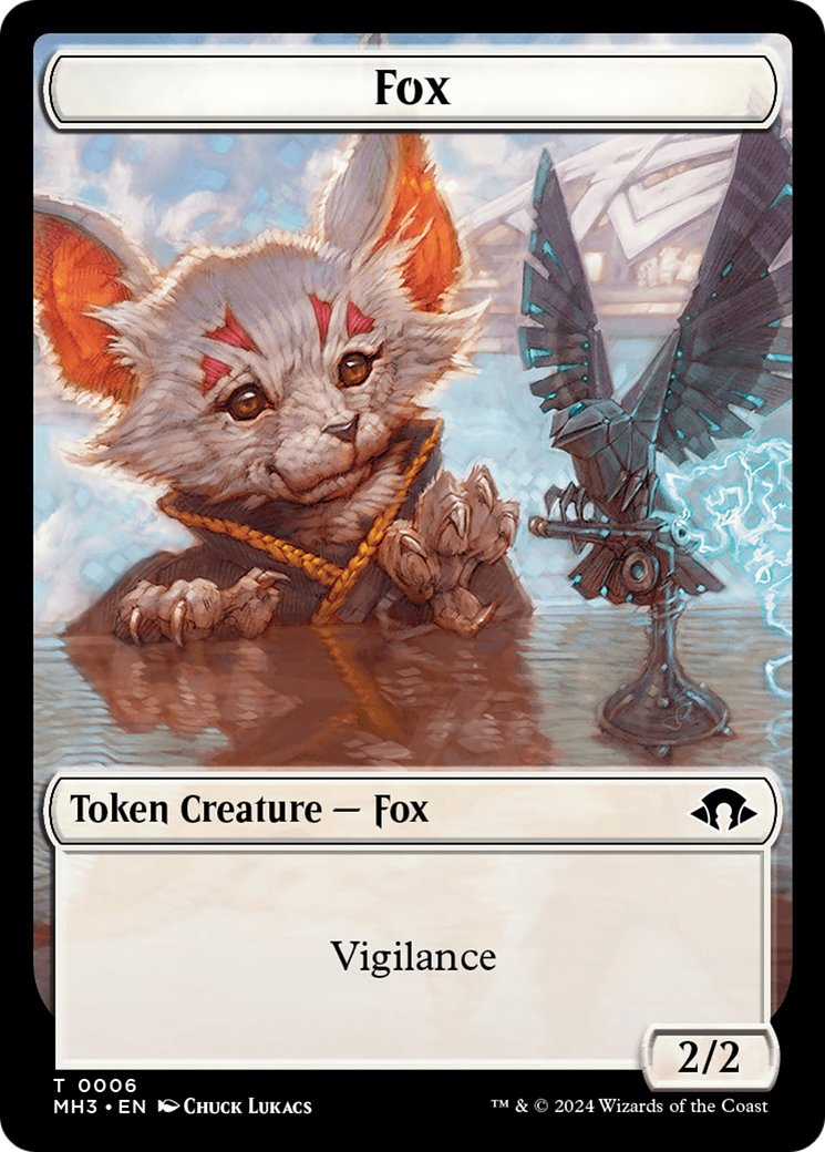 Servo // Fox Double-Sided Token [Modern Horizons 3 Tokens] | Tables and Towers