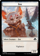 Phyrexian Germ // Fox Double-Sided Token [Modern Horizons 3 Tokens] | Tables and Towers