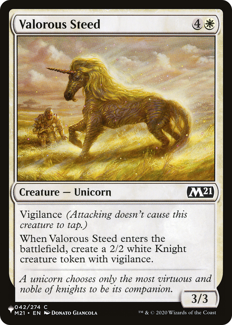 Valorous Steed [The List Reprints] | Tables and Towers