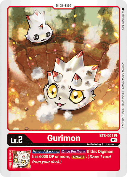 Gurimon [BT8-001] [New Awakening] | Tables and Towers