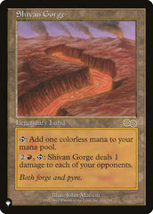 Shivan Gorge [The List] | Tables and Towers