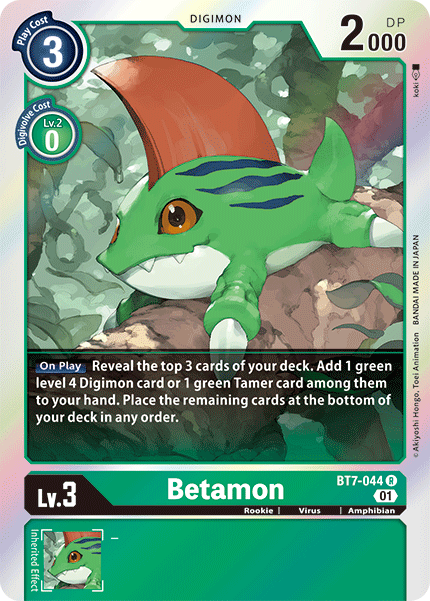 Betamon [BT7-044] [Next Adventure] | Tables and Towers