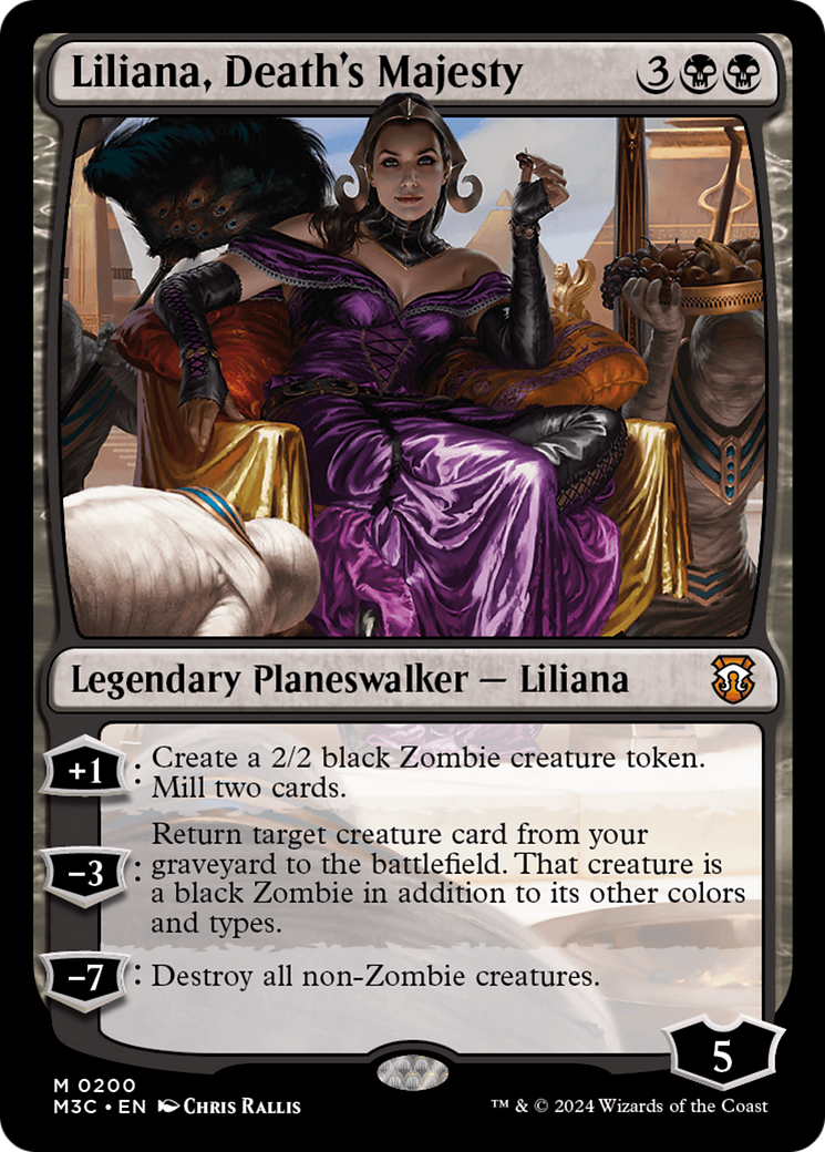 Liliana, Death's Majesty (Ripple Foil) [Modern Horizons 3 Commander] | Tables and Towers