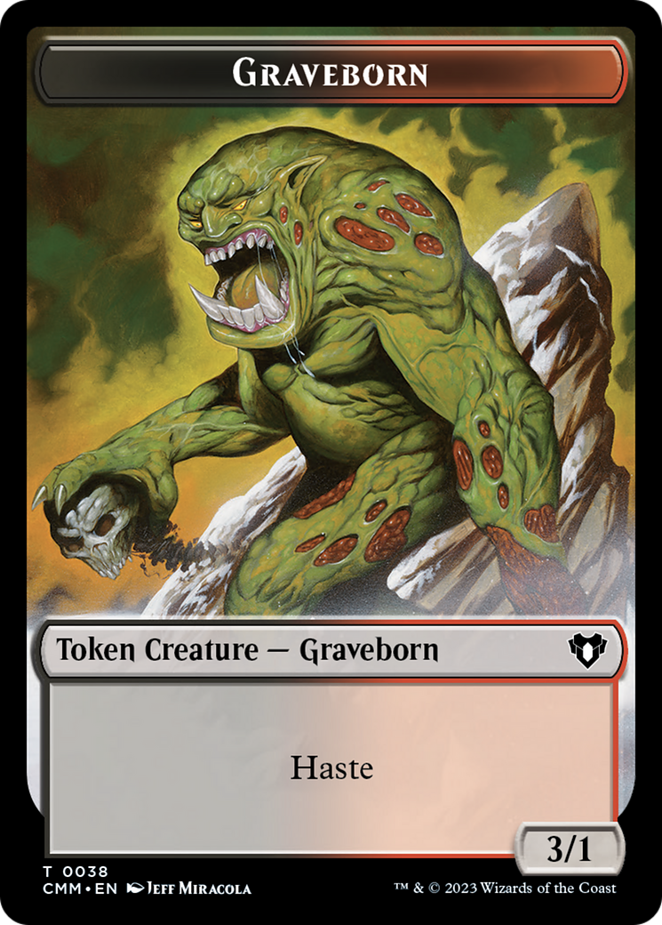 Thopter // Graveborn Double-Sided Token [Commander Masters Tokens] | Tables and Towers