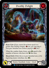 Deathly Delight (Blue) [DTD145] (Dusk Till Dawn)  Rainbow Foil | Tables and Towers