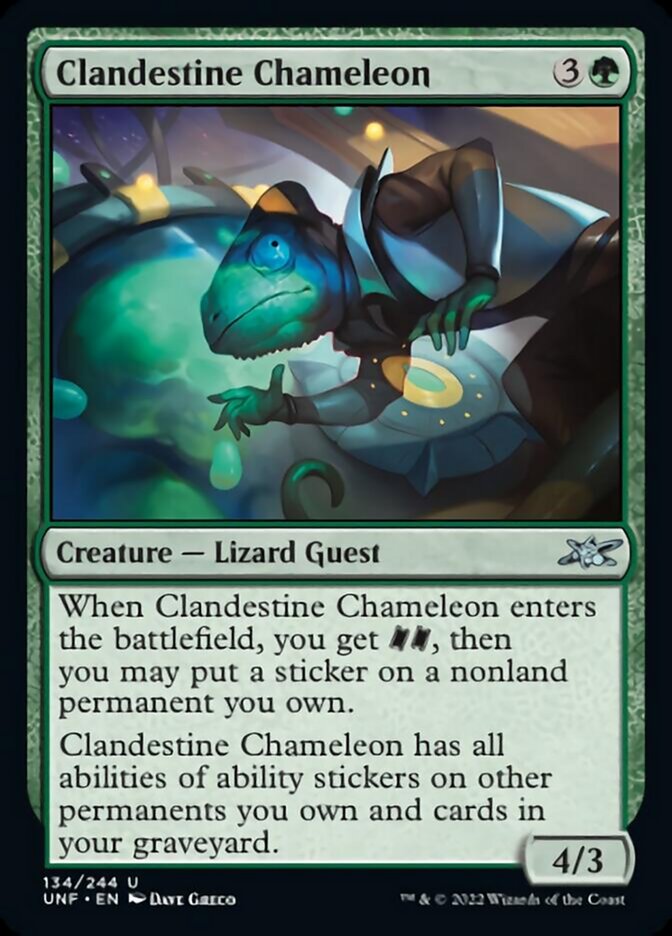 Clandestine Chameleon [Unfinity] | Tables and Towers