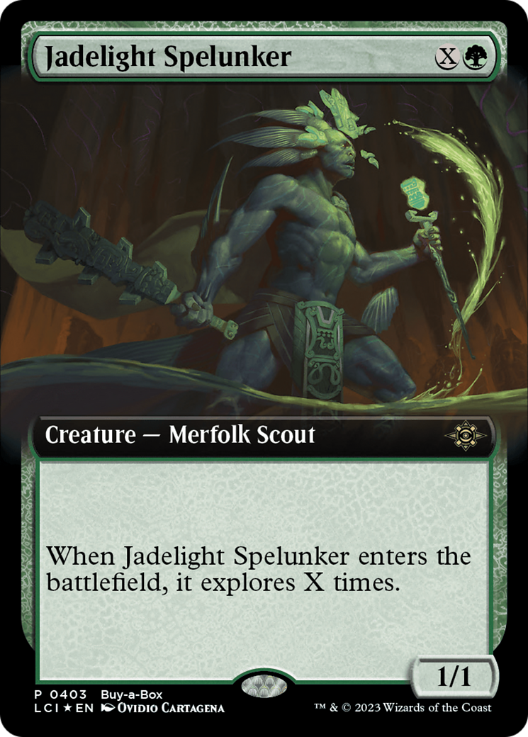 Jadelight Spelunker (Extended Art) (Buy-A-Box) [The Lost Caverns of Ixalan Promos] | Tables and Towers