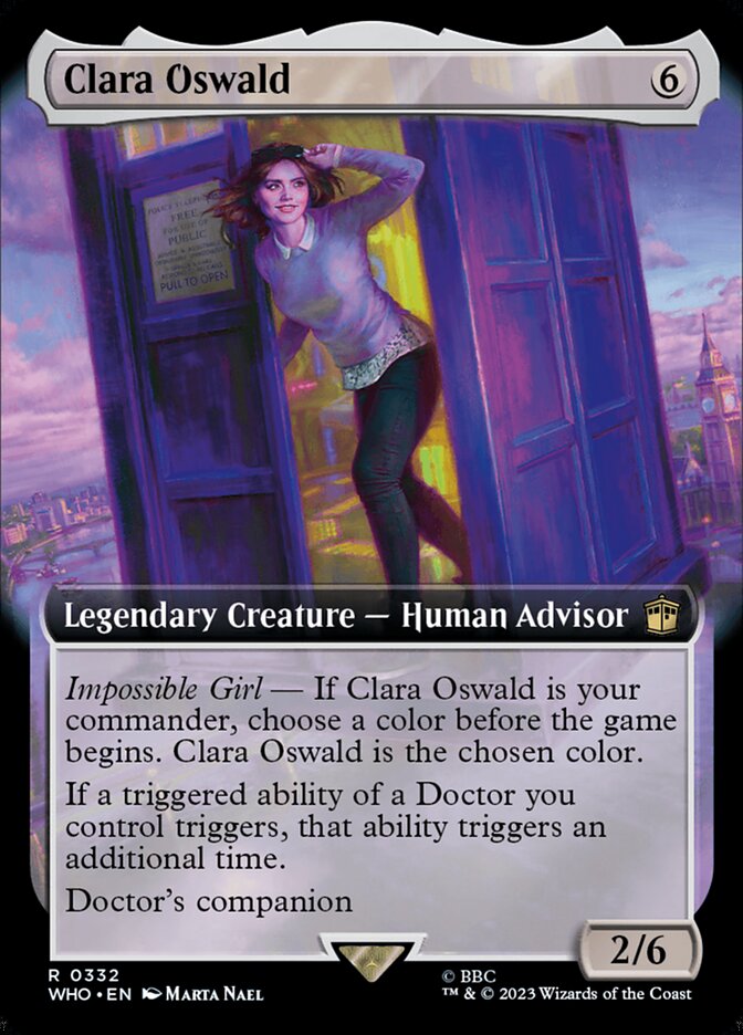 Clara Oswald (Extended Art) [Doctor Who] | Tables and Towers