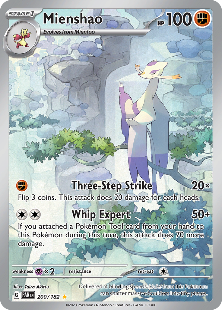 Mienshao (200/182) [Scarlet & Violet: Paradox Rift] | Tables and Towers