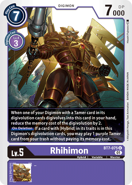 Rhihimon [BT7-075] [Next Adventure] | Tables and Towers