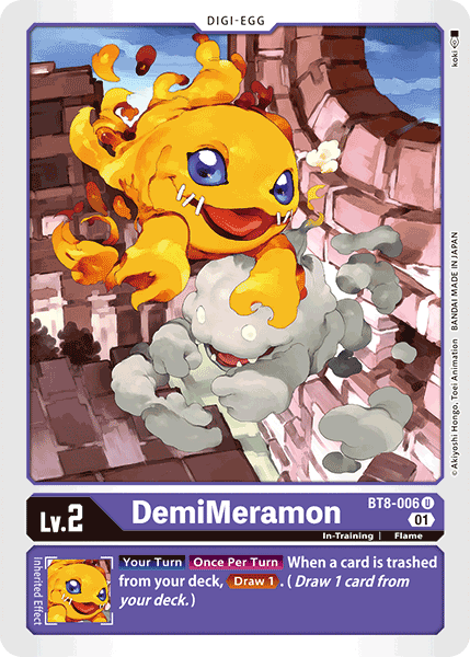 DemiMeramon [BT8-006] [New Awakening] | Tables and Towers