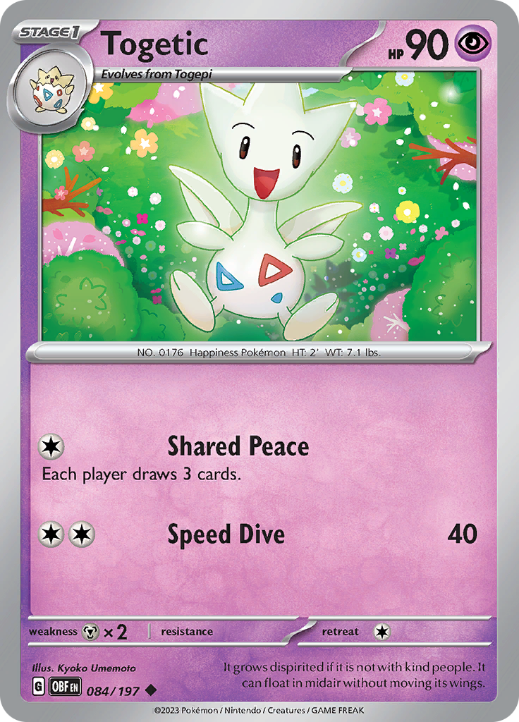 Togetic (084/197) [Scarlet & Violet: Obsidian Flames] | Tables and Towers